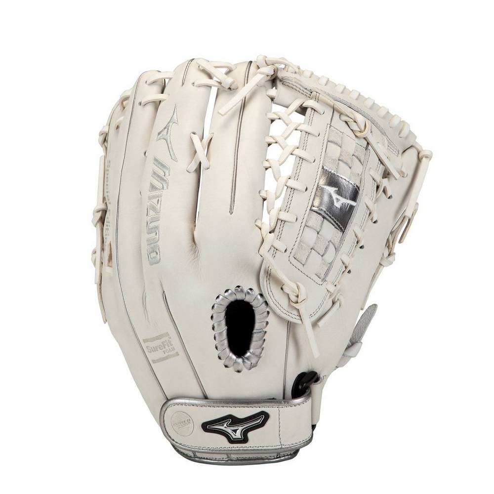 Mizuno MVP Prime SE Fastpitch 13" - Bayan Eldiven - Beyaz/Gümüş Türkiye (XJAOND-184)